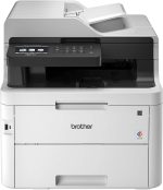 Brother MFC-L3750CDW Digital Color All-in-One Printer, Laser Printer Quality, Wireless /Duplex Printing,  Dash Replenishment Ready
